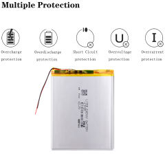 3.7V 3790140 6000mah BIHUADE  Polymer lithiumion Battery With High Quality Li-ion Tablet pc battery For 7,8,9 inch tablet PC