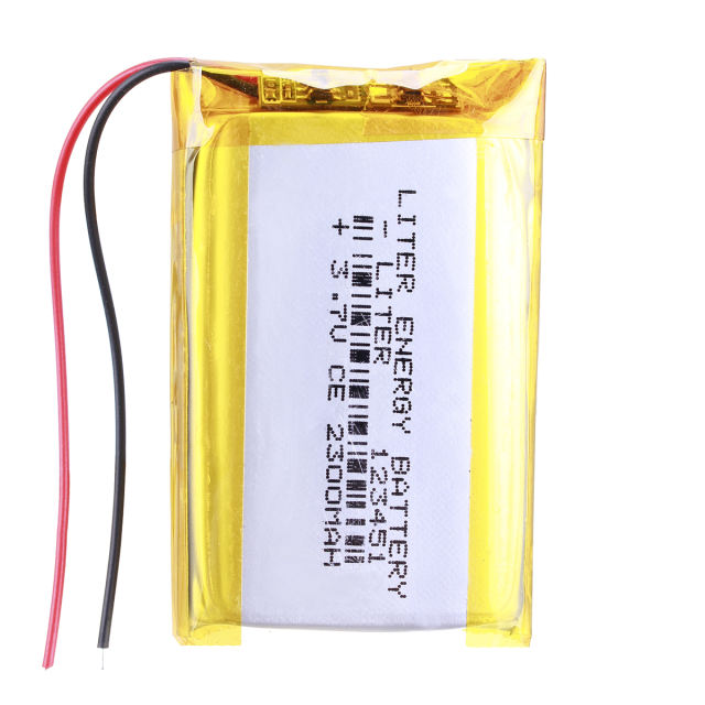 3.7V 2300mAh 123451 polymer lithium DVR,mp3,mp4,cell phone,SPEAKER,GPS for polymer lithium ion Li-ion battery
