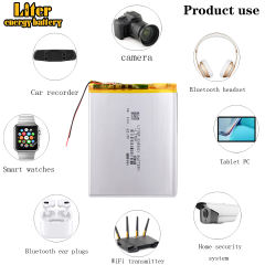 3.7V 3790140 6000mah BIHUADE  Polymer lithiumion Battery With High Quality Li-ion Tablet pc battery For 7,8,9 inch tablet PC