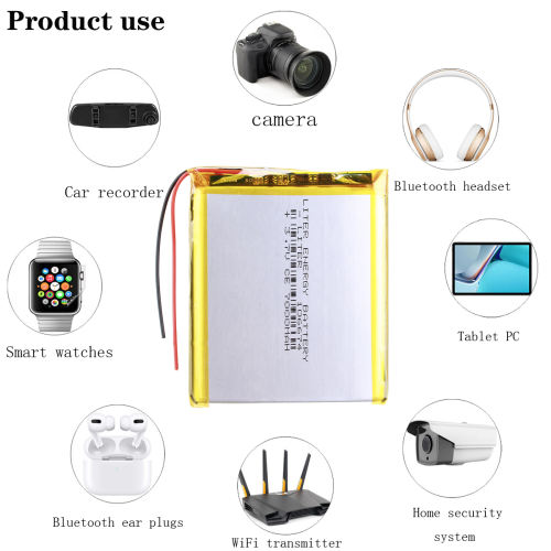 3.7V 7000mAh 106674 Polymer Rechargeable Polymer Lithium Battery