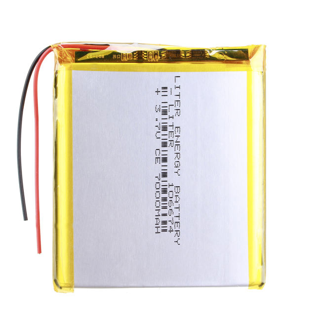 3.7V 7000mAh 106674 Polymer Rechargeable Polymer Lithium Battery