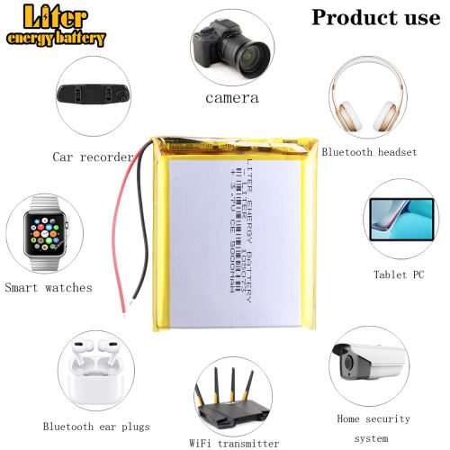3.7v 5000mah 105073 Liter energy battery Rechargeable charging lithium polymer battery