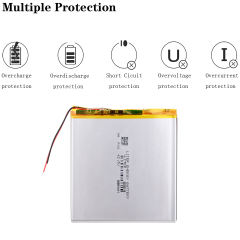 3.7V 5000mAh 32105110 Polymer Lithium Battery For 7 inch 8 inch 9inch 10inch Tablet PC POWER BANK