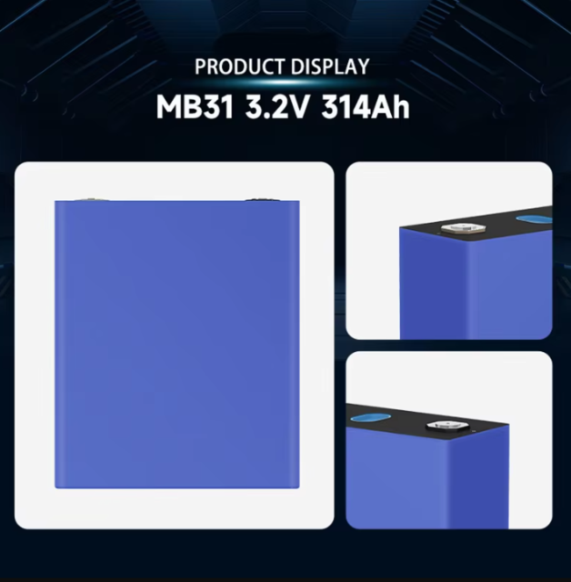 Lipo4 Battery 314Ah Prismatic Solar Lithium Ion Battery Management Systems 3.2V LiFePO4 Solar System Battery