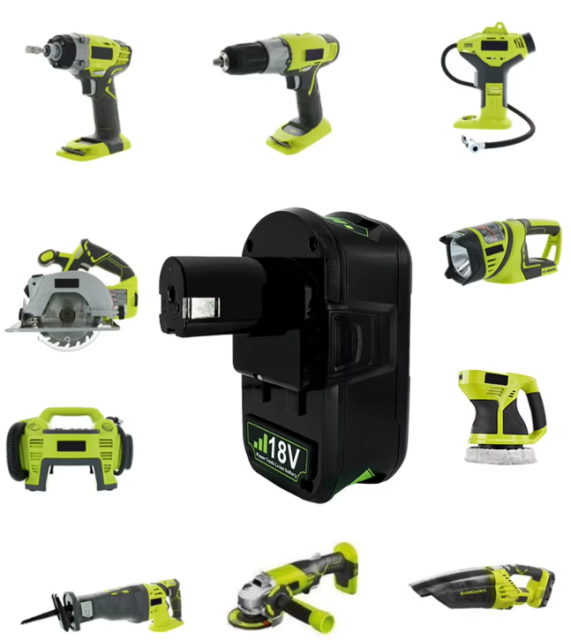 Replacement Ryobi Battery18V 2000mah Power Tool Battery Pack for Combo Ferramentas Kits Cordless Power Tool Kit