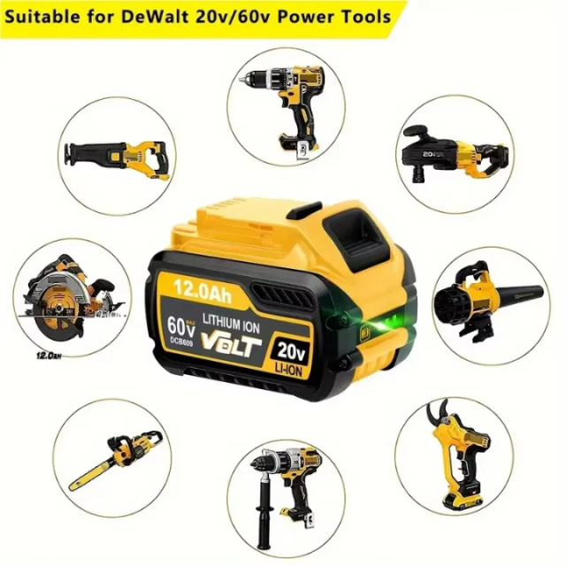 For dewalt Batteries 20v 6ah 9ah 12ah 15ah Parkside 6ah,For 18v dewalt Battery,For dewalt Battery 18v
