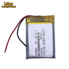 3.7v 302540 300mah Polymer Lithium Battery  Mp4 Mp3 Clip Small Toy Sound  Lipo battery
