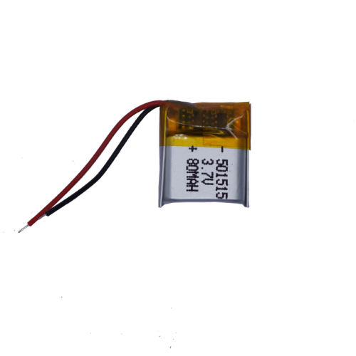 501515 80mAh 3.7v lithium polymer rechargeable battery For Bluetooth Headset Smart watch Sports bracelet mouse