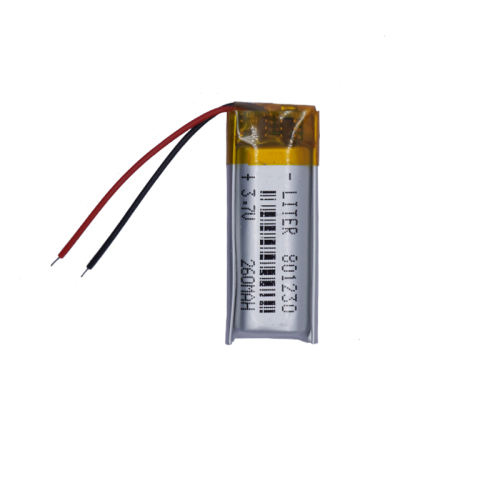 3.7V 260mAH 801230 Liter energy battery Rechargeable polymer lithium ion battery for drone dvr power bank speaker