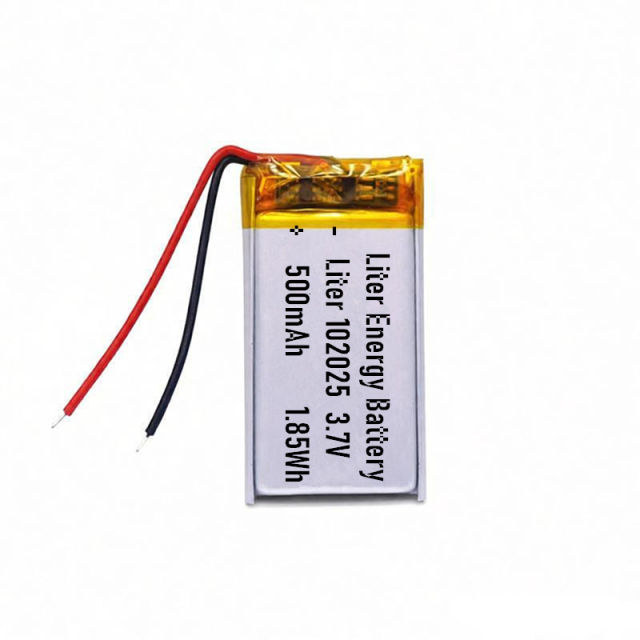 3.7v 102025 500mah Polymer Lithium Battery  Mp4 Mp3 Clip Small Toy Sound  Lipo battery