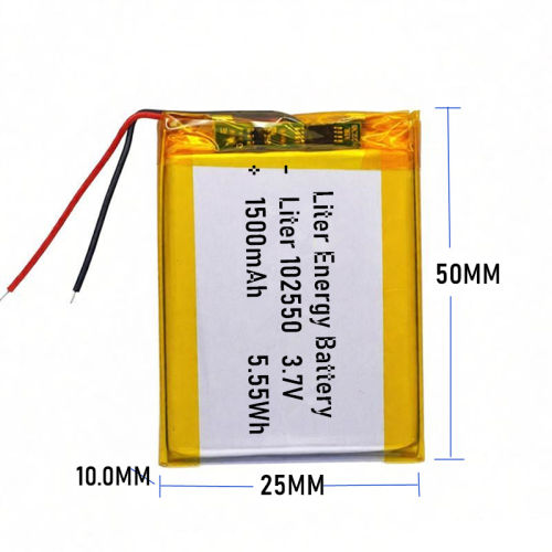 3.7v 102550 1500mah Polymer Lithium Battery  Mp4 Mp3 Clip Small Toy Sound  Lipo battery