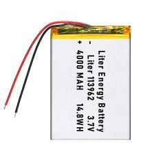 3.7v 113962 4000mah Polymer Lithium Battery Lipo battery