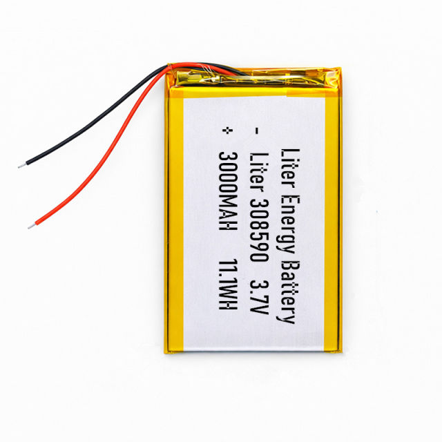 3.7v 308590 3000mah Polymer Lithium Battery Lipo battery