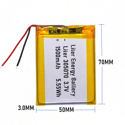 3.7v 305070 1500mah  Polymer Lithium Battery Lipo battery