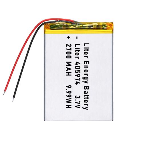 3.7v 405974  2700mah  Polymer Lithium Battery Lipo battery