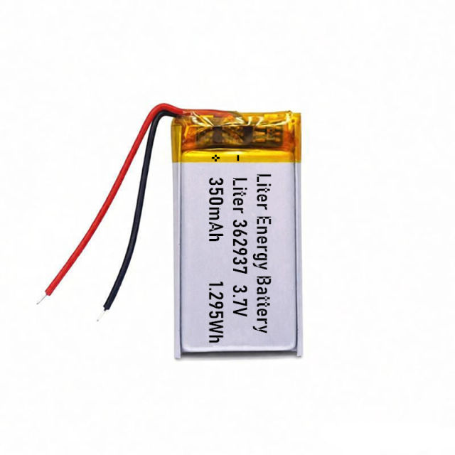 3.7v 362937  350mah  Polymer Lithium Battery Lipo battery