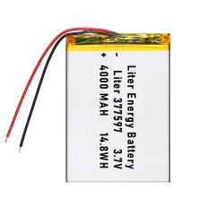 3.7v 377597  4000mah  Polymer Lithium Battery Lipo battery
