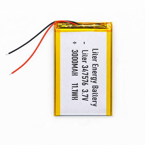 3.7v 347576  3000mah  Polymer Lithium Battery Lipo battery