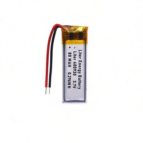 3.7v 400930 80mah  Polymer Lithium Battery Lipo battery