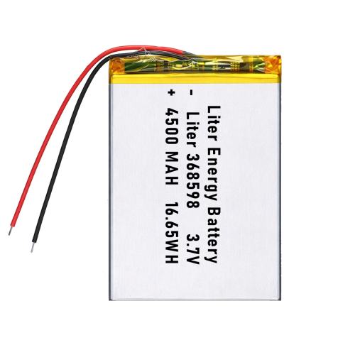 3.7v 368598  4500mah  Polymer Lithium Battery Lipo battery