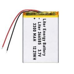 3.7v 366585  3300mah  Polymer Lithium Battery Lipo battery