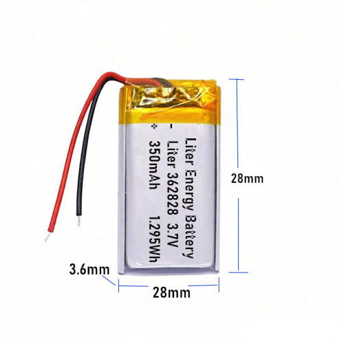 3.7v 362828  350mah  Polymer Lithium Battery Lipo battery