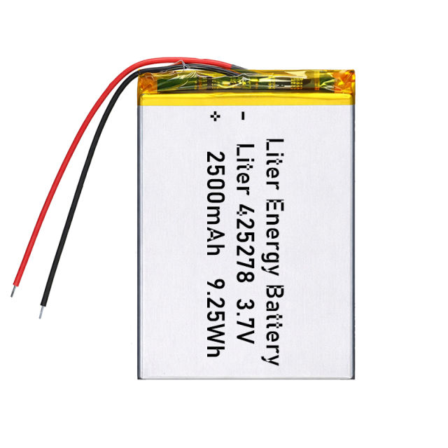 3.7v 425278 2500mah  Polymer Lithium Battery Lipo battery