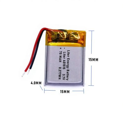 3.7v 401515  75mah  Polymer Lithium Battery Lipo battery