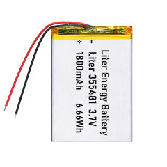 3.7v 355481  1800mah  Polymer Lithium Battery Lipo battery