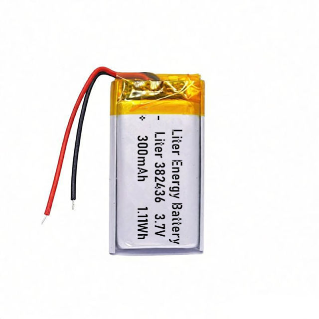 3.7v 382436  300mah  Polymer Lithium Battery Lipo battery