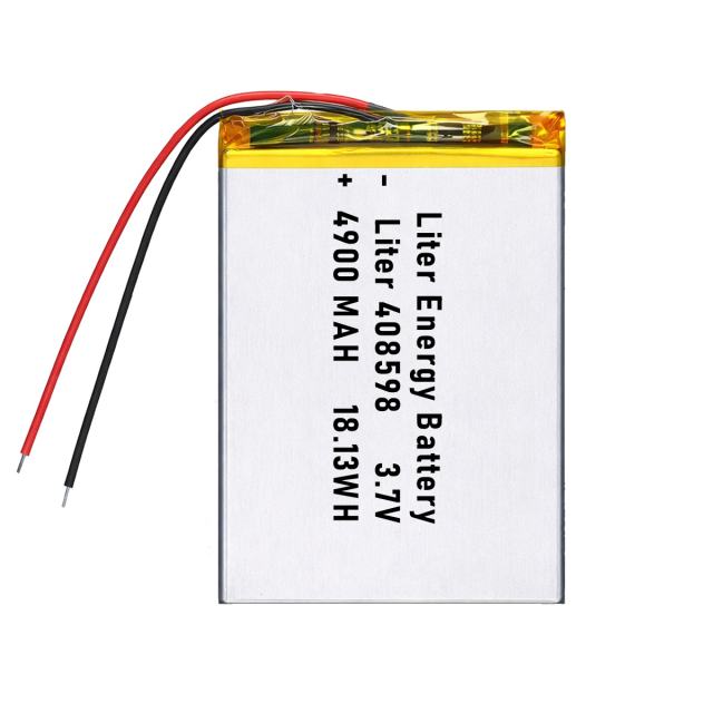 3.7v 408598 4900mah  Polymer Lithium Battery Lipo battery