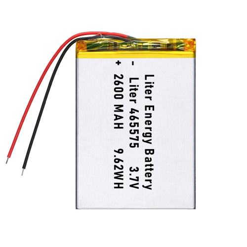 3.7v 465575 2600mah  Polymer Lithium Battery Lipo battery