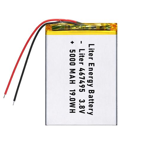 3.8v 467495 5000mah  Polymer Lithium Battery Lipo battery