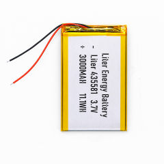 3.7v 435581 3000mah  Polymer Lithium Battery Lipo battery