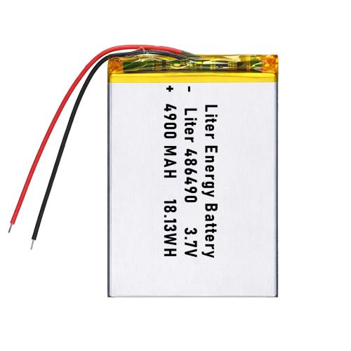 3.7v 486490 4900mah  Polymer Lithium Battery Lipo battery