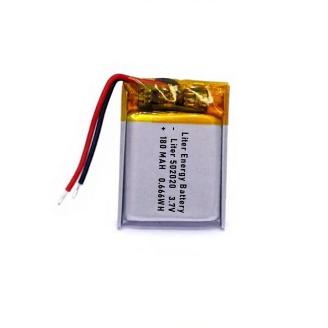3.7v 502020 180mah  Polymer Lithium Battery Lipo battery