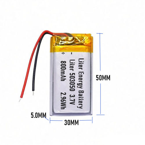 3.7v 503050 800mah  Polymer Lithium Battery Lipo battery