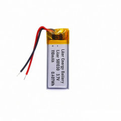 3.7v 501030 110mah  Polymer Lithium Battery Lipo battery