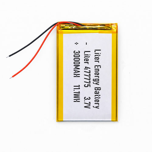 3.7v 477775 3000mah  Polymer Lithium Battery Lipo battery
