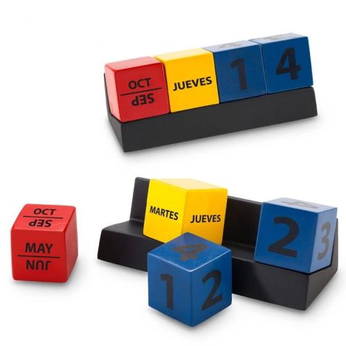 perpetual calendar cubes of desk calendar