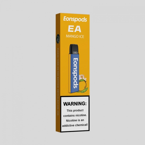 Eonspods EA Mango Ice Disposable Vape With A Electricty Leak-proof Switch For safer,With A Mini Size,Dust Cap