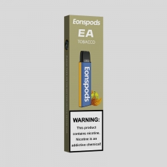Eonspods EA TOBACCO Disposable Vape With A Electricty Leak-proof Switch For safer,With A Mini Size,Dust Cap