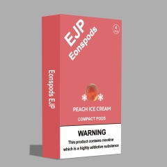 Eonspods EA EJP Peach ice cream Pods For JUUL Device 1.7ML 10 Flavors