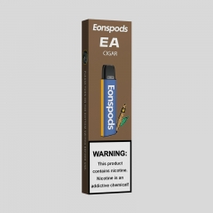 Eonspods EA CIGAR Disposable Vape With A Electricty Leak-proof Switch For safer,With A Mini Size,Dust Cap