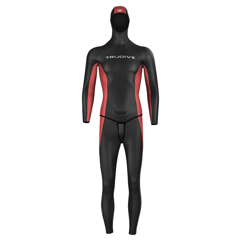 TRUDIVE 2mm フード付きウエットスーツ Glide Skin Streamline 2mm Wetsuit – freediving wetsuit
