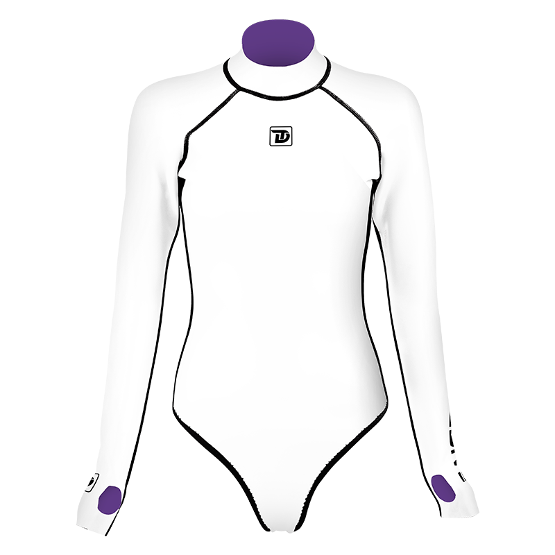TRUDIVE Open Back Wetsuit Cut Bikini | Stylish 2mm Neoprene Wetsuit
