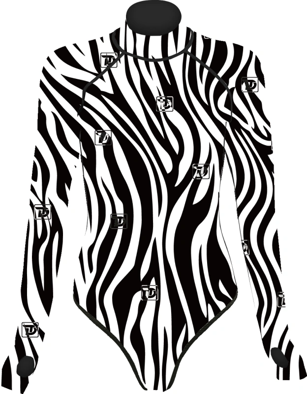 Zebra Print Series Bikini Backless Wetsuit 2mm