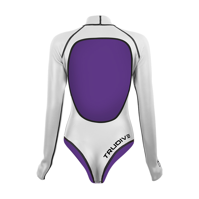 TRUDIVE Open Back Wetsuit Cut Bikini | Stylish 2mm Neoprene Wetsuit