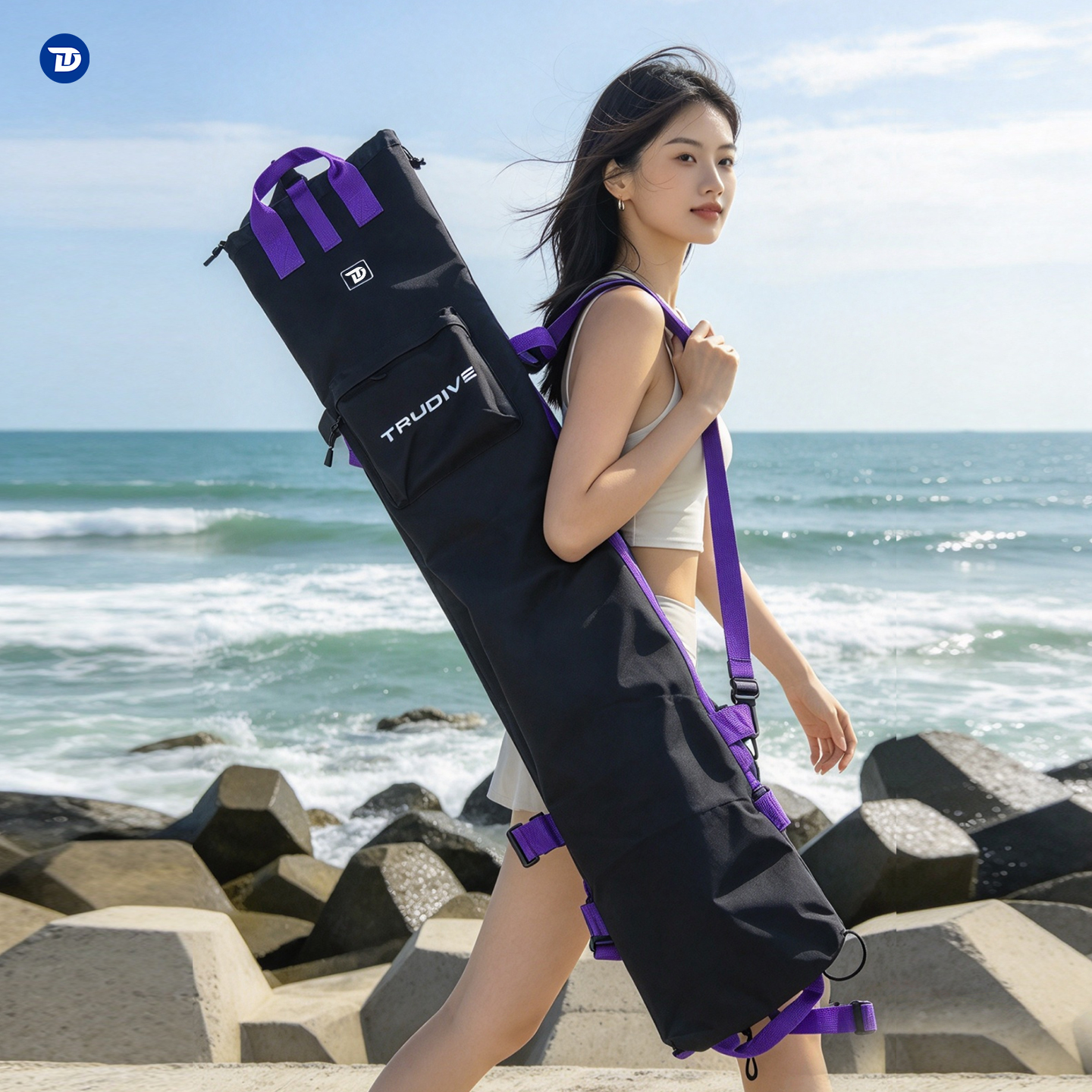 Free diving wetsuit bag