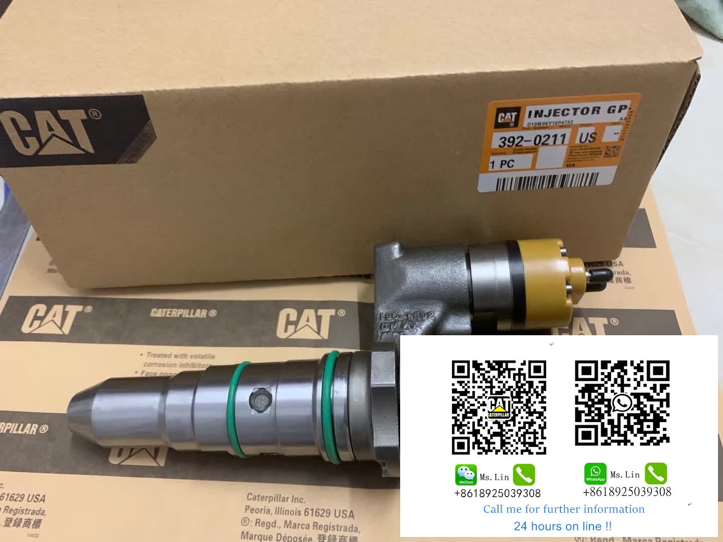 C2.6/C3.3/C4.2 Diesel pump fuel injector For excavator